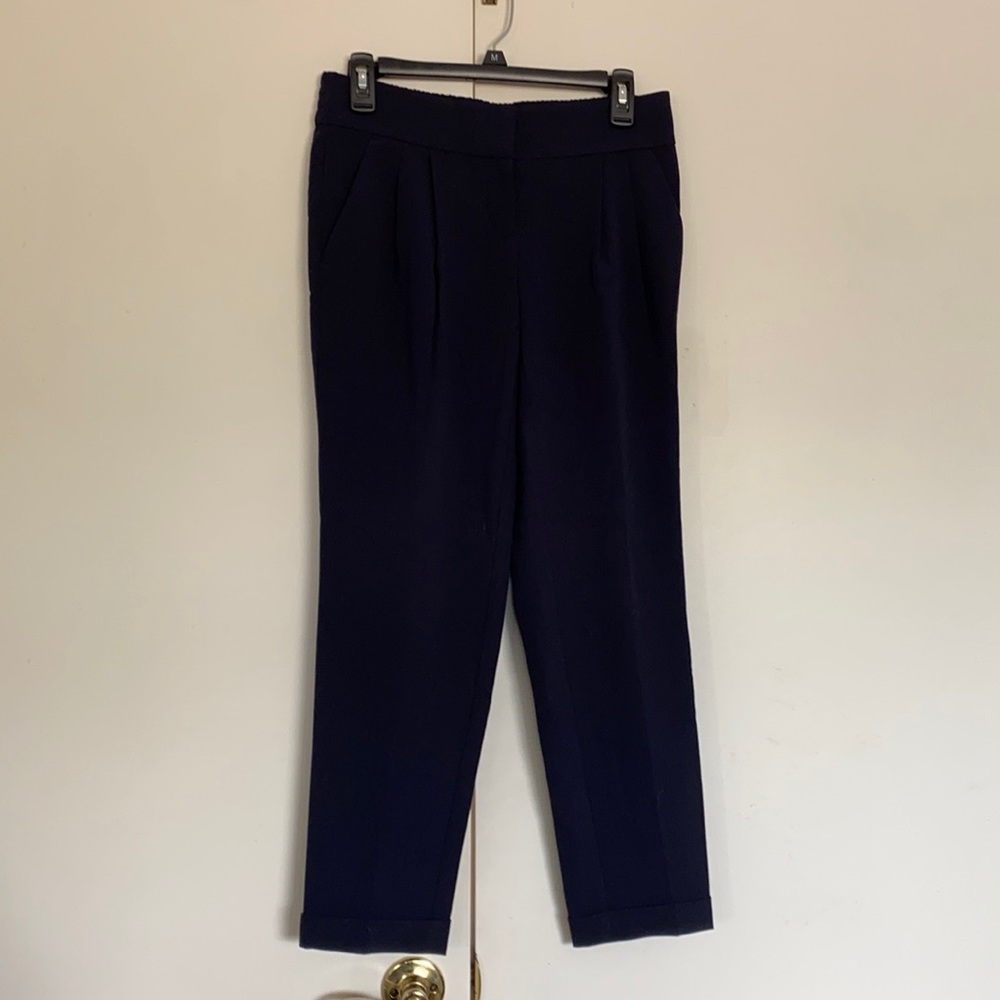 Navy Ankle Pant Petite